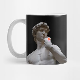 Minimalist Aesthetic - Statue of David (Any color) Mug